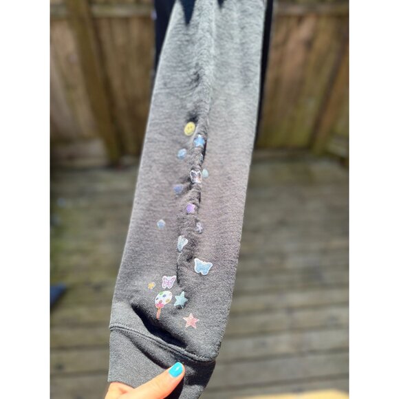 Olivia Rodrigo Sour Tour Black Hoodie with Tour Name on Front, All Over Graphics - Picture 5 of 9